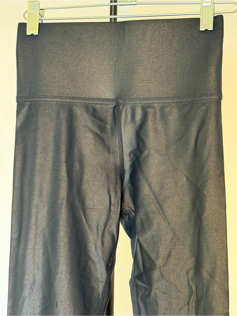 Carbon38 Takara Shine High Rise 7/8 Leggings Black XS Liquid Shine